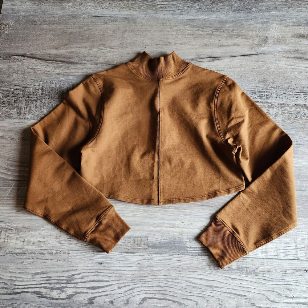 Lululemon LA Super Crop Mock Neck Turtleneck Long Sleeve